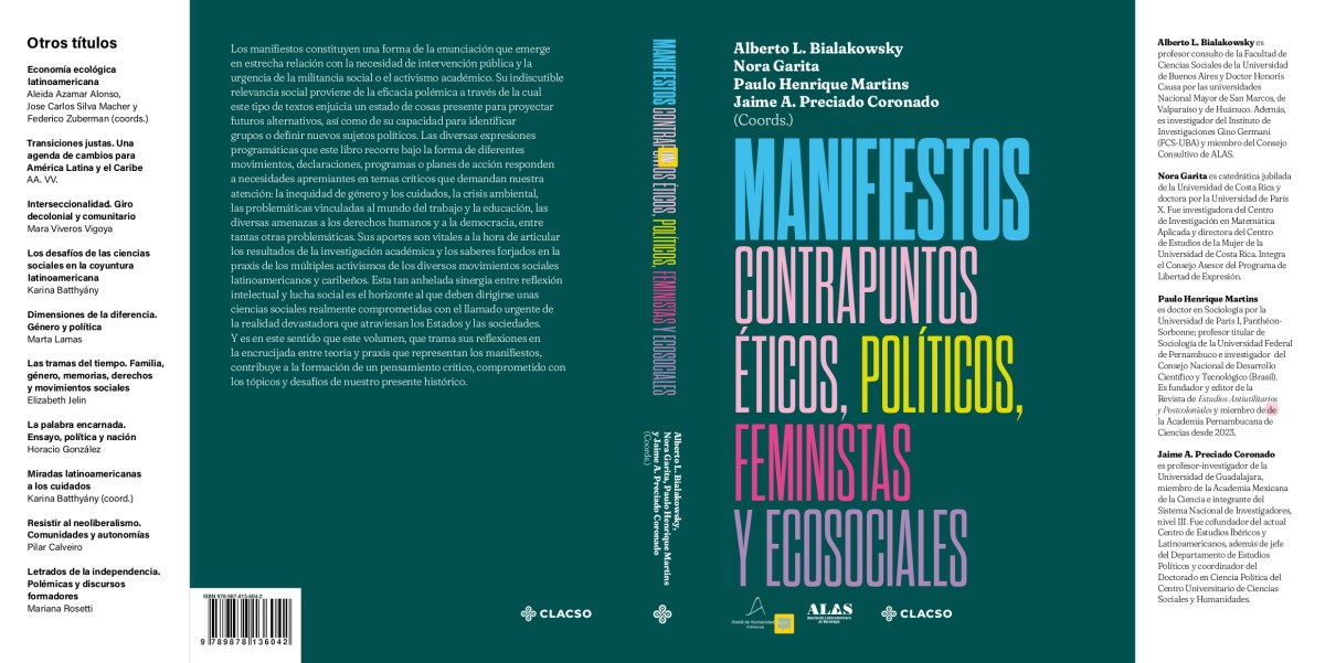MANIFIESTOS CONTRAPUNTOS ÉTICOS, POLTÍCOS, FEMINISTAS Y&nbsp;ECOSOCIALES